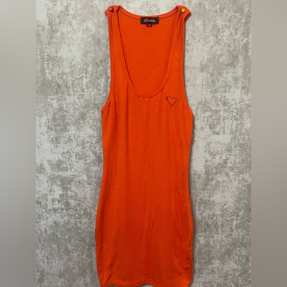 Orange Mini Dress